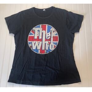 The Who Rock Band Short Sleeve Crew Neck T Shirt Size Womens XL